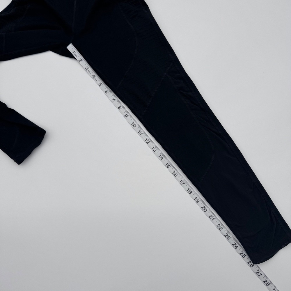 Demi Lovato for Fabletics Black Moto Textured High Waisted Leggings Womens‎ M - Picture 7 of 8